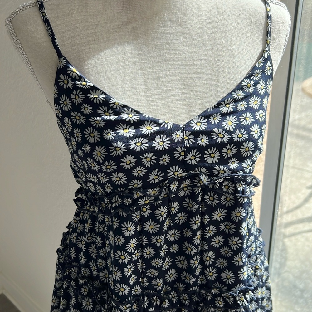 Lined sweet floral dress